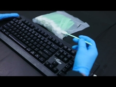 Elektronik Dairesel Kafa Tek Kullanımlık Temiz Oda Köpük Çubukları