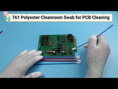 Uzun Yaka 6.6 Inç PP Yeşil Stik Polyester Tiped Swab Elektronik Temiz