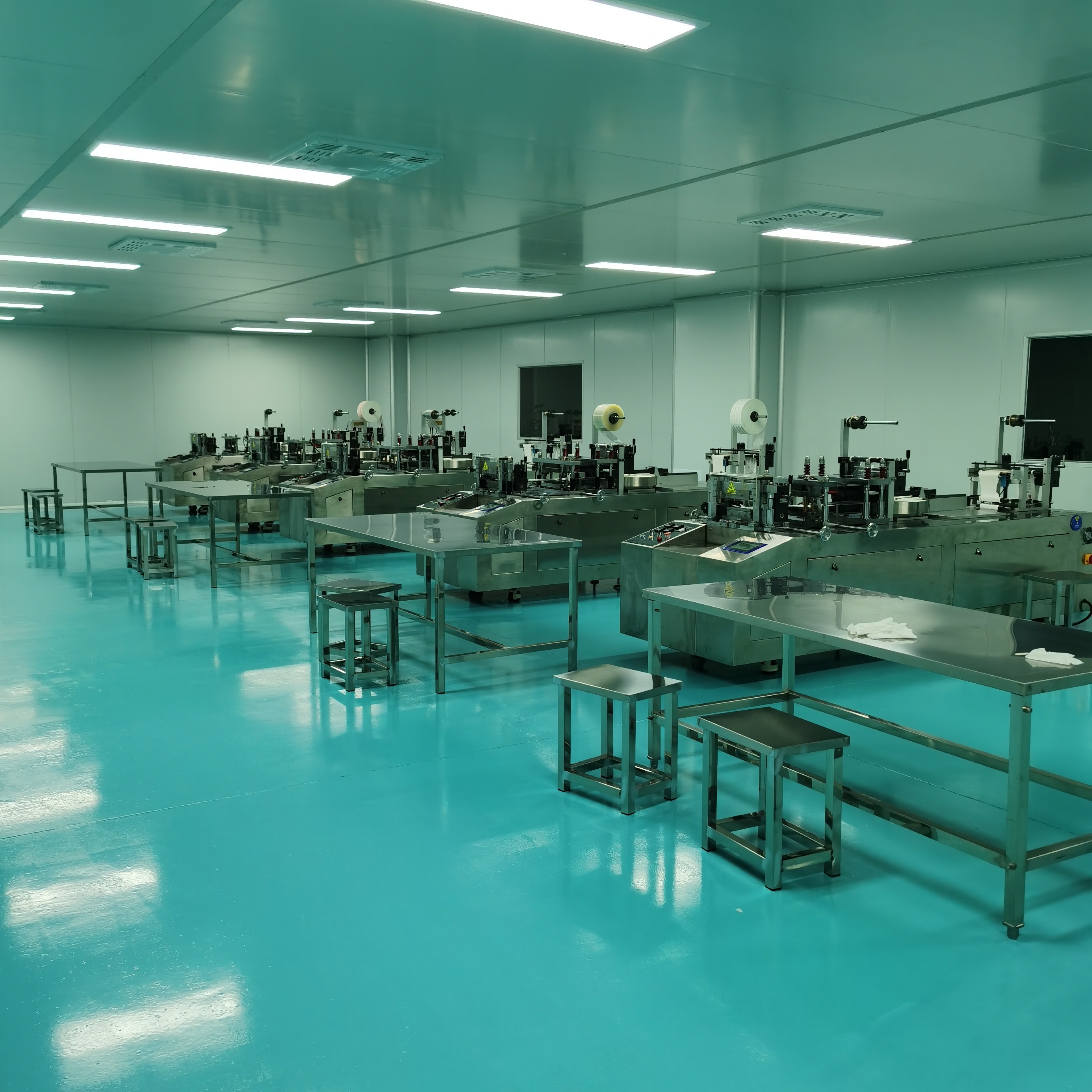 suzhou jintai antistatic products co.ltd fabrika üretim hattı