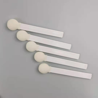 Beyaz PP Çubuk Yuvarlak Başlı Köpük Swablar 30mm Çap
