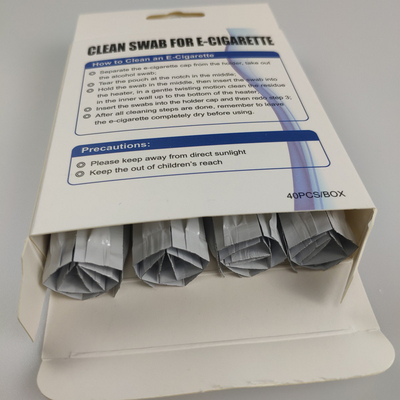 IQOS Clean İçin Alkol Dolgulu Pamuklu Çubuk İki Başlı Pamuklu İpuçları