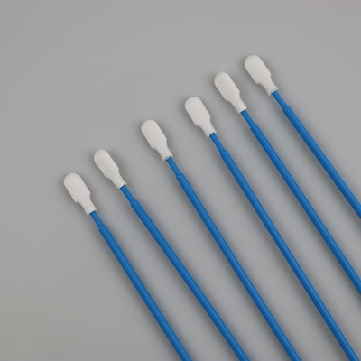 6.5" Tiftiksiz Uzun Saplı Polyester Swablar Temiz Oda Kürek Dacron Temizleme