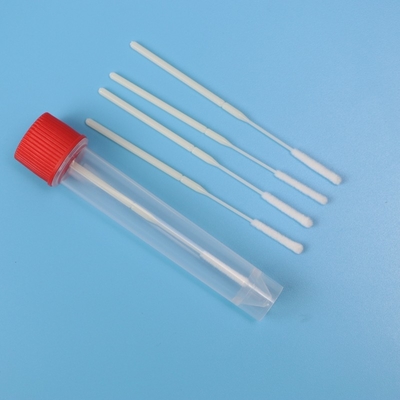 9cm Tıbbi Steril Floklu Naylon Burun Numune Alma Çubuğu Bireysel Sarılmış