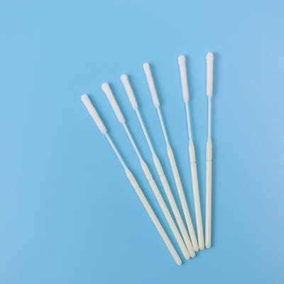 9cm Tıbbi Steril Floklu Naylon Burun Numune Alma Çubuğu Bireysel Sarılmış