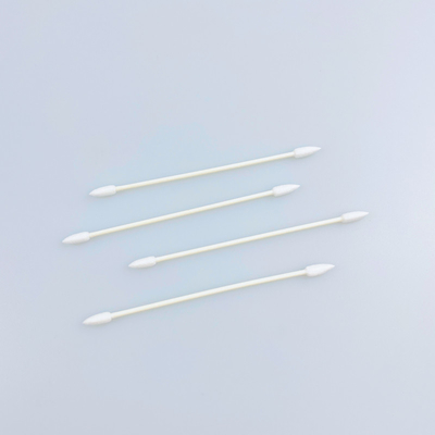 3MM Çift Sivri Uçlu Çubuk Kağıtlı Swab Saflaştırılmış Pamuk