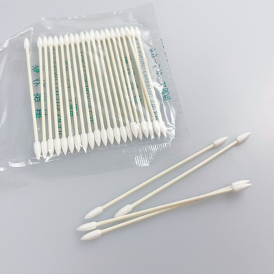 3MM Çift Sivri Uçlu Çubuk Kağıtlı Swab Saflaştırılmış Pamuk