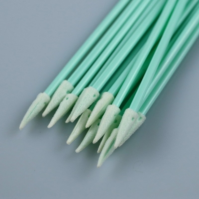 Açık Hücreli Mini Sivri Temiz Oda ESD Köpük Swab TX750 Tozsuz