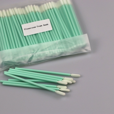 Temiz Oda Endüstriyel Temizleme Çubuğu Sünger Köpük Swab TX709 Tüy Bırakmayan