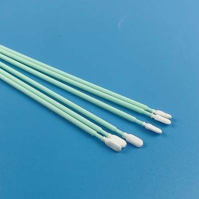 6.4'' Küçük Polyester Swab Örnekleri Kabul Edildi Çift Örme Dacron Temizleme Çubuğu