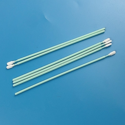 6.4'' Küçük Polyester Swab Örnekleri Kabul Edildi Çift Örme Dacron Temizleme Çubuğu