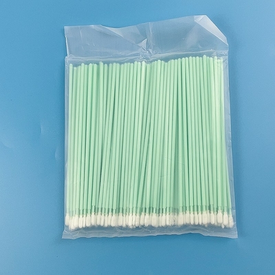 6.4'' Küçük Polyester Swab Örnekleri Kabul Edildi Çift Örme Dacron Temizleme Çubuğu