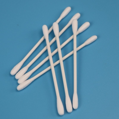 4.5mm Büyük Yuvarlak Kafa Temiz Oda Pamuklu Çubukla Qtips Biyobozunur