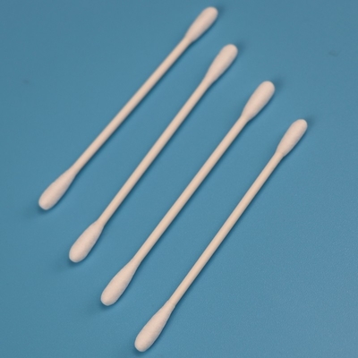 4.5mm Büyük Yuvarlak Kafa Temiz Oda Pamuklu Çubukla Qtips Biyobozunur