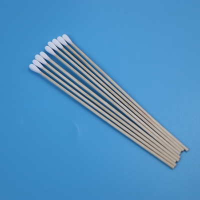 6 "Uzun Tahta Çubuk Pamuklu Çubuğu Qtips Çevre Dostu