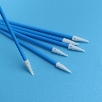 Hassas Kalıp Temizleme Mikro Sivri ESD Köpük Ucu Temiz Oda Çubuğu 3.2mm Tüy Bırakmayan