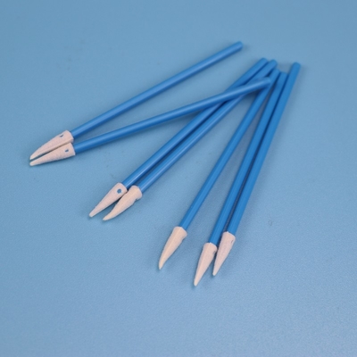 Hassas Kalıp Temizleme Mikro Sivri ESD Köpük Ucu Temiz Oda Çubuğu 3.2mm Tüy Bırakmayan