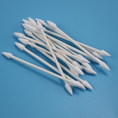 Çevre Dostu Kağıt Çubuğu Çift Sivri Kafalar Qtips Temiz Oda İçin Pamuklu Çubuk CA-003