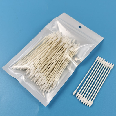 3mm Çevre Dostu Kağıt Çubuğu Çift Sivri Qtips Makyaj Temizleme İçin Kozmetik Pamuklu Çubukla