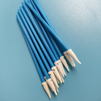 Elektronik Temizlik Qtips için Yeşil / Kırmızı El ile Lint Serbest Hünerli Köpük Swab