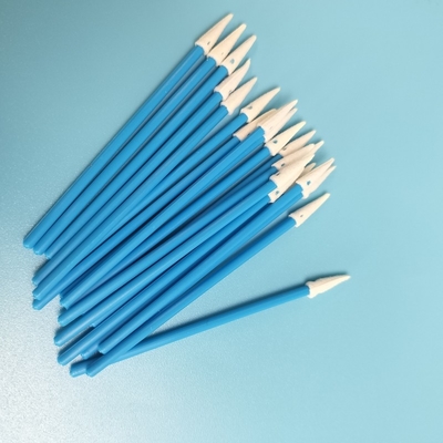 Elektronik Temizlik Qtips için Yeşil / Kırmızı El ile Lint Serbest Hünerli Köpük Swab