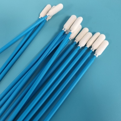 TX740 Dijital Yazıcı Köpük Temizlik Swabs Lint Serbest Yeşil Uzun Talip Temiz Oda için