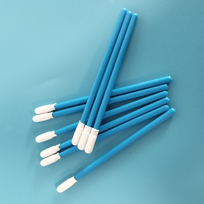 TX743 Lint Free Fabrika Temizlik Mikro Yuvarlak Dacron Polyester Swab Temiz Oda için