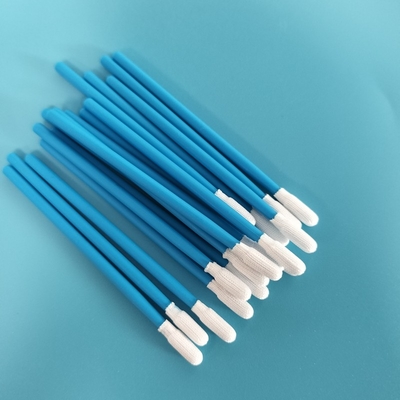 TX743 Lint Free Fabrika Temizlik Mikro Yuvarlak Dacron Polyester Swab Temiz Oda için