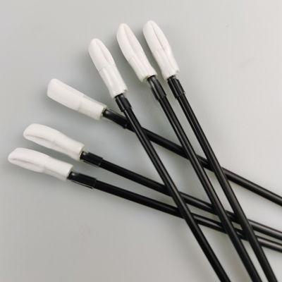 TX761 Sıvmaz Kırmızı PP Çubuk Paddle Başı Poliester Swabs PCB Temiz Oda için Temizlik Swabs
