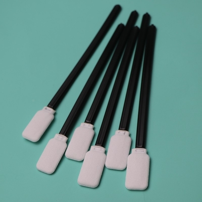 Siyah El Dacron Stick Düz Kare Temiz Oda Poliester Swab 714 Lint Free