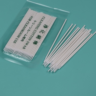 Biyolojik olarak ayrıştırılabilir 1 mm Mikro Noktalı Qtips Optik Fiber Temizlik Pamuk Bud Swab
