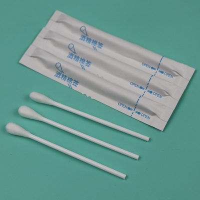 Plastik El Pre- ıslak Qtips Alkolle Tıbbi Pamuk Bud Swab Uygulayıcı