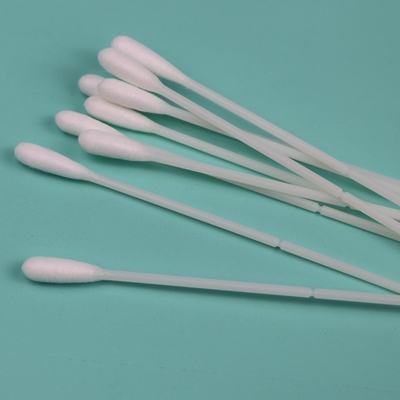 150 mm ABS Stick Cotton Bud Swab Oral Örnek Toplama Swab Breaking Point