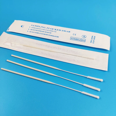 Steril EO Gaz Örnekleme Swabı CE Sertifikalı Nylon Flocked Tip, 150mm Uzunlukta, Tıbbi/Eczacılık Testleri İçin