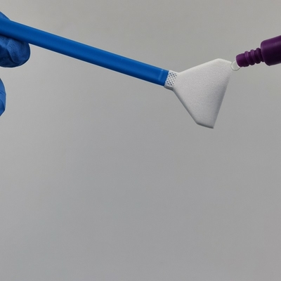 Lint Free Soft Sensor Cleaning Swabs for Camera Absorbent Microfiber V şeklinde bireysel sarılmış paket