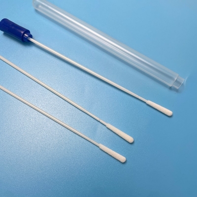 Viral Taşıma Medyası için Tek kullanımlık Steril Naylon Flocked Swab 150mm