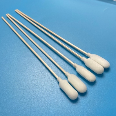 Köpük ucu steril tek kullanımlık örnekleme süpürge EO ahşap çubukla sterilize