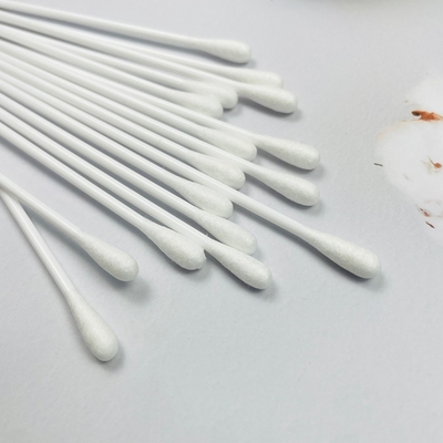 6 inç Pamuk Uçlu Swab Sağlıklı Tek kullanımlık Örnekleme Swabı Katı PP Tali ile
