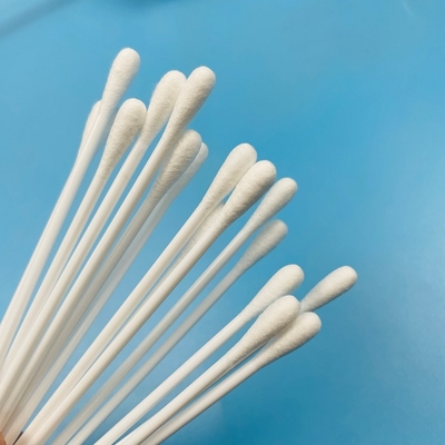 6 inç Pamuk Uçlu Swab Sağlıklı Tek kullanımlık Örnekleme Swabı Katı PP Tali ile