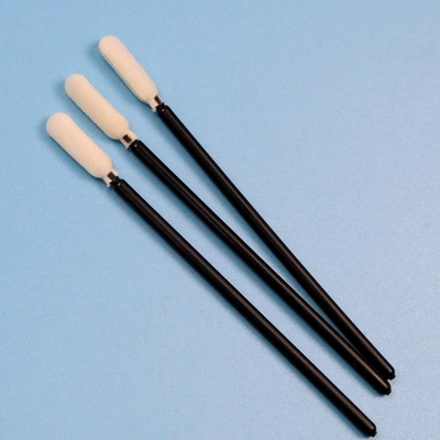 746 Lint Free Open Cell Sponge Stick Araba Temizleme Köpük Swab Black Handle ile