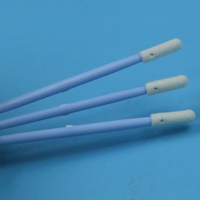 TX742 Lint Free Blue Handle Double Ended Mini Sponge Stick Compressed Small Cleanroom Foam Swab for Detail Cleaning (Denkli Temizlik İçin Küçük Temizlik Odası Köpüklü Süpürge)