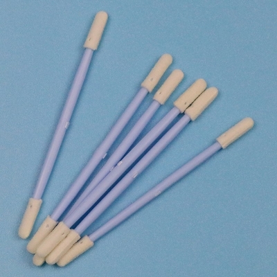 TX742 Lint Free Blue Handle Double Ended Mini Sponge Stick Compressed Small Cleanroom Foam Swab for Detail Cleaning (Denkli Temizlik İçin Küçük Temizlik Odası Köpüklü Süpürge)