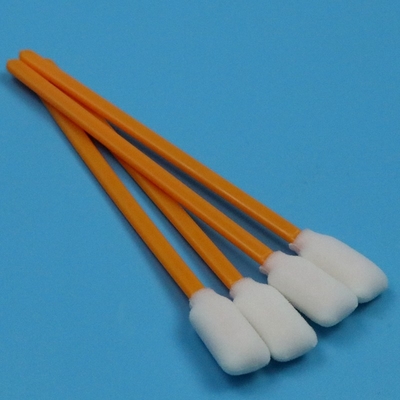 5 " Lint Free Dikdörtgen Köpük Swab Orange Stick Inkjet Printer Temiz Oda için Temizlik Köpük Swab