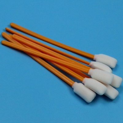 5 " Lint Free Dikdörtgen Köpük Swab Orange Stick Inkjet Printer Temiz Oda için Temizlik Köpük Swab