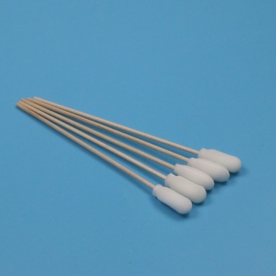 15cm Tek kullanımlık ahşap çubuk sünger çubuk tıbbi köpükle süpürge uygulayıcısı içi pamuklu