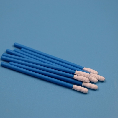 TX743 Lint Free Tricked Small ESD Cleanroom Swab Fabrika Temizlik Poliester Swab Stick