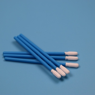TX743 Lint Free Tricked Small ESD Cleanroom Swab Fabrika Temizlik Poliester Swab Stick