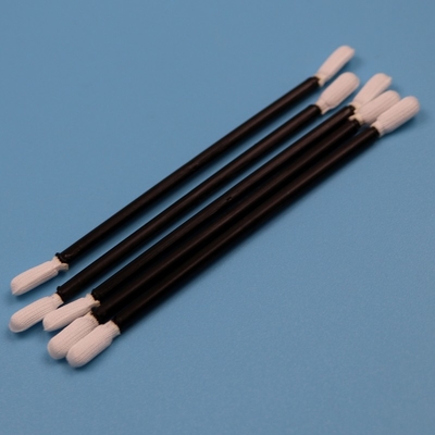 Lint Free Black Handle Double Ended Cleanroom Swab Araç Temizlik Polyester Swab Stick