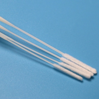 Bireysel Sarılmış Flocked Nylon Burun Swab Tüple Steril Örnek Toplama Swab