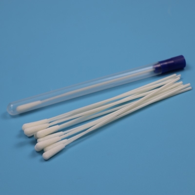 Tek kullanımlık ABS Stick Flocked Nylon Oral Swab Steril Örnek Toplama Swab