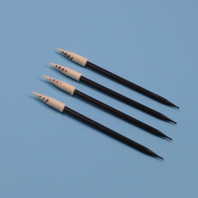 751 Lint Free Spiral Pointed Small Cleanroom Swab Araba Temizleme Kara Tali ile köpüklü Swab